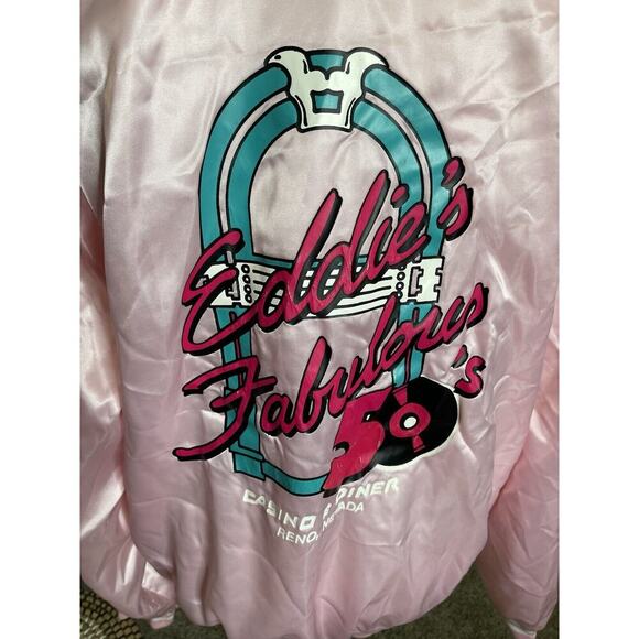 Vintage Eddies Fabulous 50’s Casino & Diner Reno Nevada Westark Pink Size 2XL - Picture 7 of 13